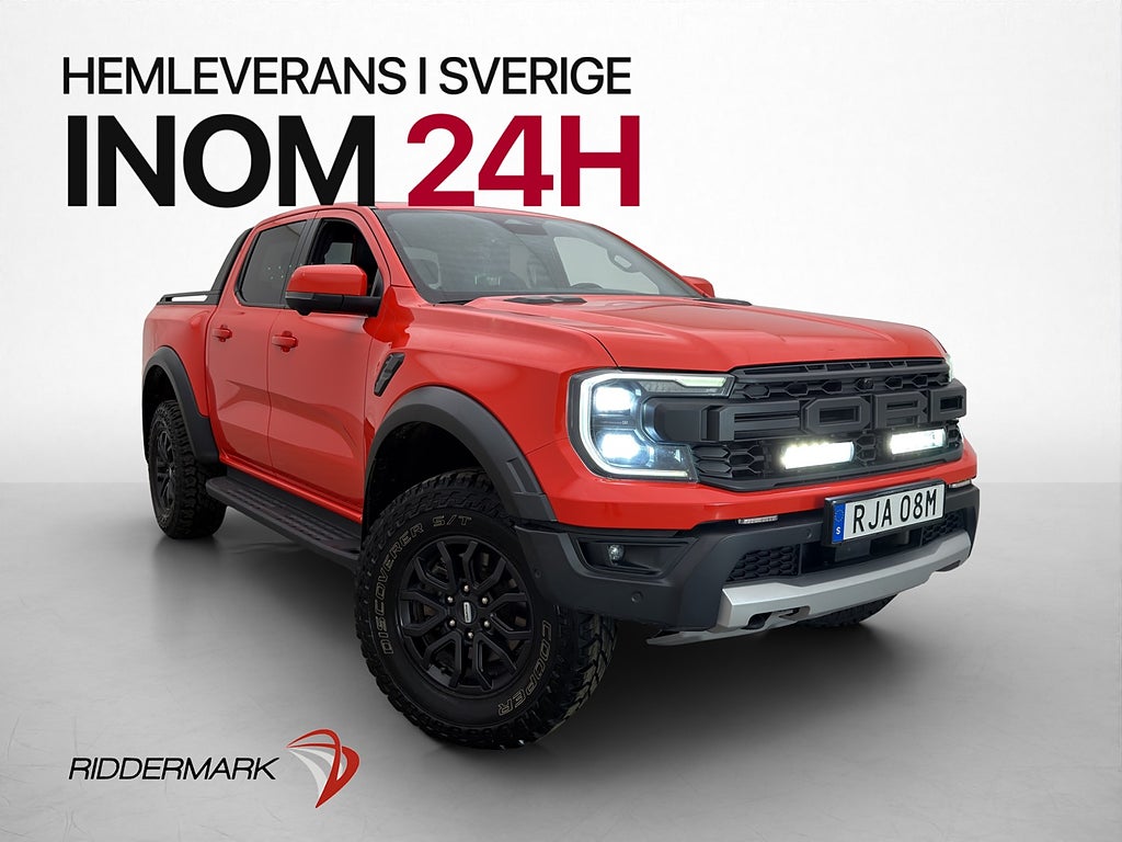 Ford ranger Raptor 292hk 4WD Cockpit B&O Drag CARPLAY Moms