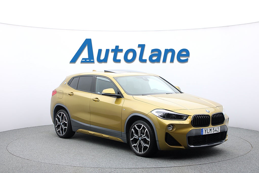 BMW X2 xDrive20d M Sport, Panorama, Dragkrok, HUD, Skinn 190hk
