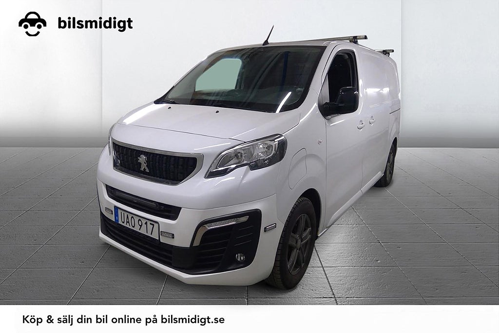 Peugeot e-Expert 75 kWh L2H1 2xSidodörr Drag Takräcke 3-sits Navi