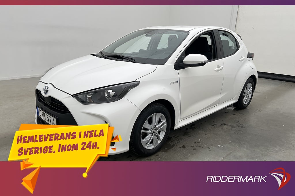 Toyota Yaris Hybrid 116hk Active Kamera Adaptiv-Fart MOMS