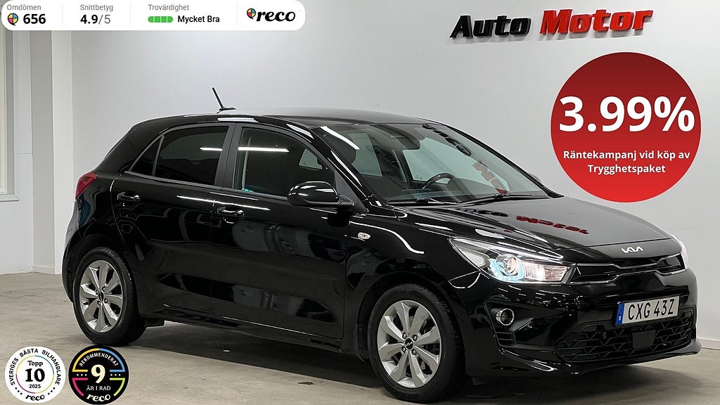 Kia Rio 1.0 T-GDI Automat 100hk Värmare/Fullservad