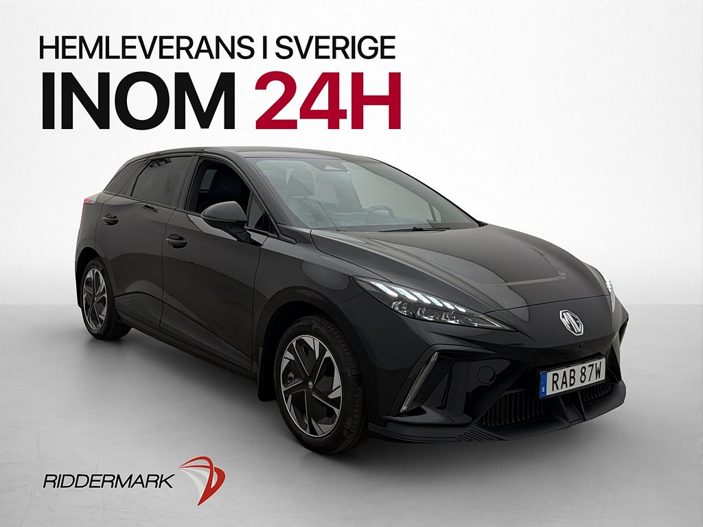 MG 4 Long Range 64 kWh Luxury Värmepump 360° Rattvärme MOMS