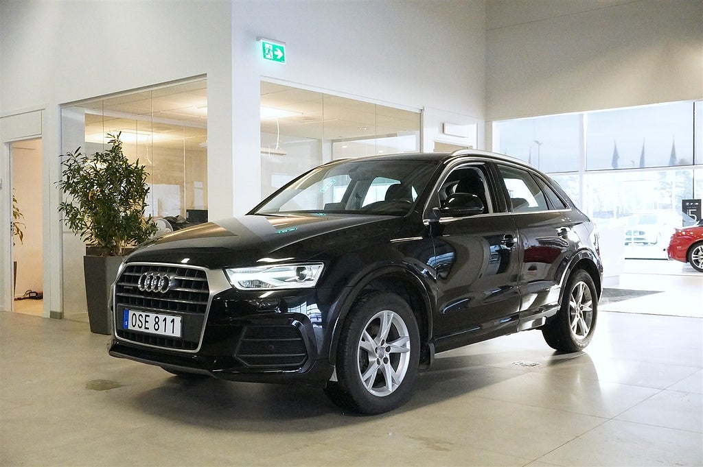 Audi Q3 2,95% ränta 2.0 TDI Quattro S Tronic Sensorer Automat Lågmilad 1