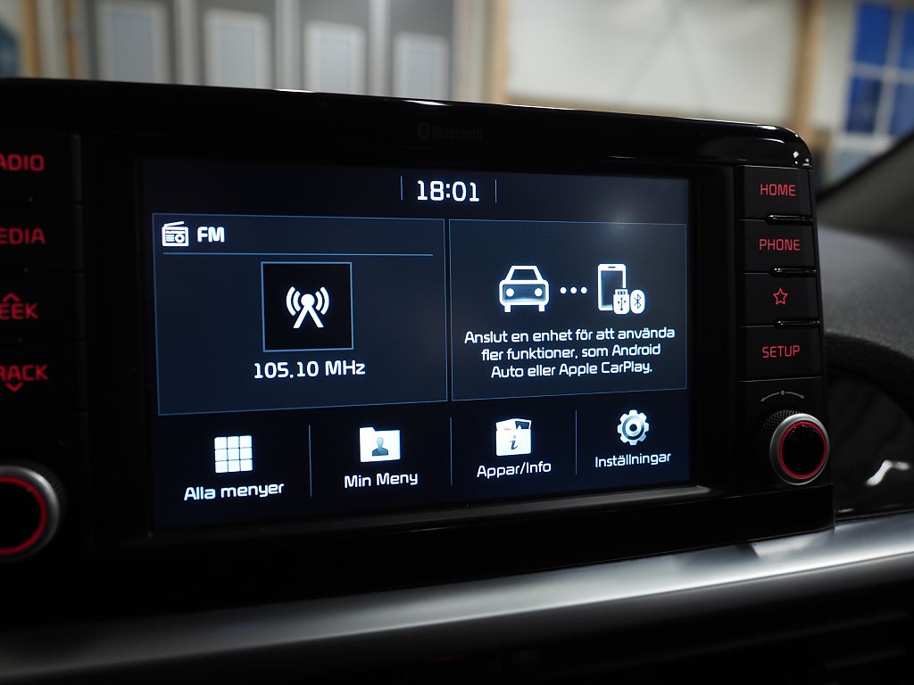 Kia Picanto 1.0 T-GDI 100hk GT-Line Kamera Skinn Rattvärme 2019