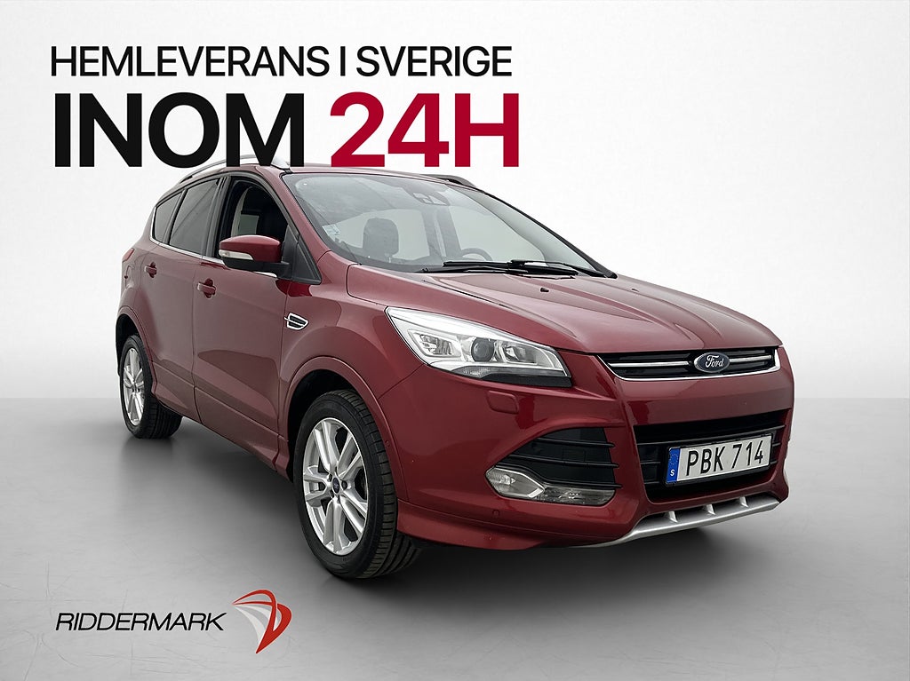 Ford Kuga 150hk Titanium X  Halvskinn P-Sensorer Elstol