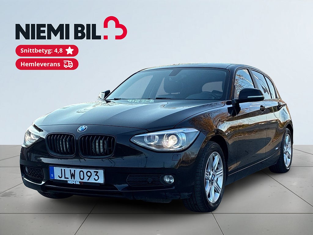 BMW 118d xDrive 5-dörrars Drag/SoV-Däck/MoK-Värm/Psens/Kamkedja