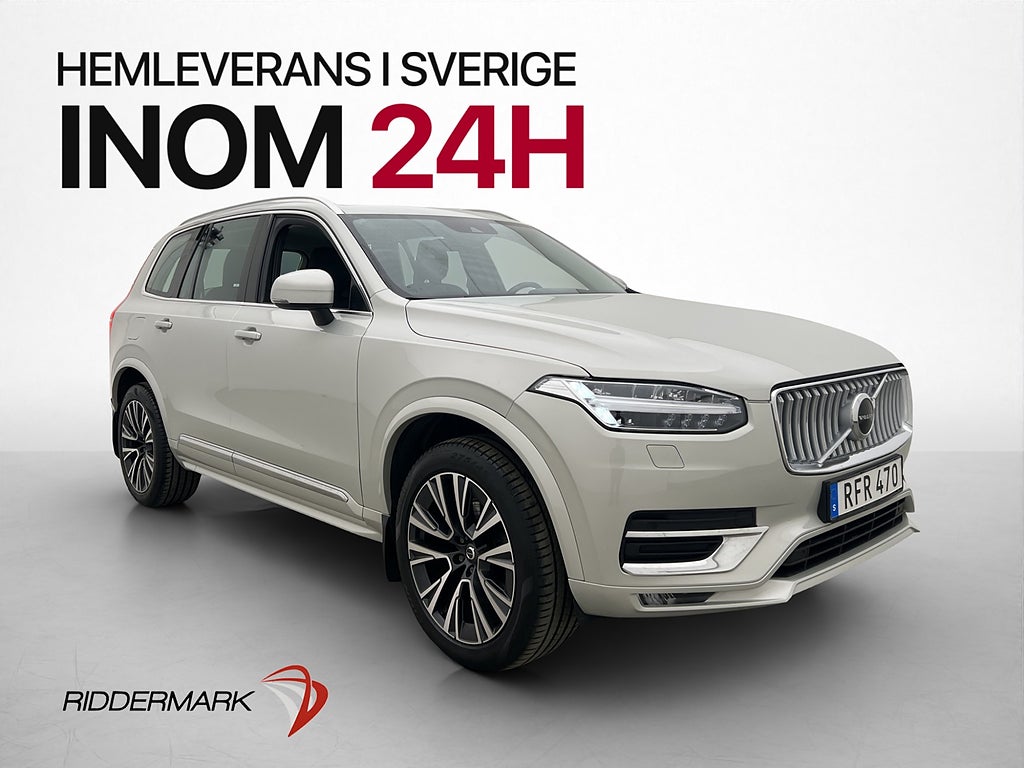 Volvo XC90 B5 249hk AWD Inscription Värm Kamera Skinn Drag