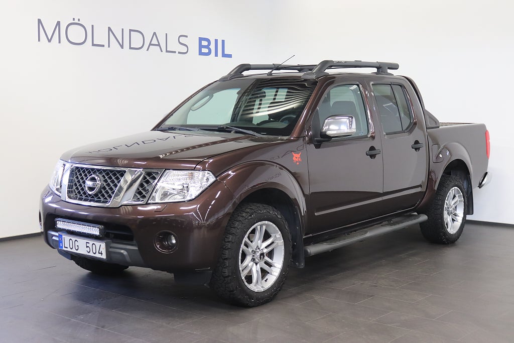 Nissan Navara Dubbelhytt 2.5 dCi 4x4 Läder Navi Lucka Drag