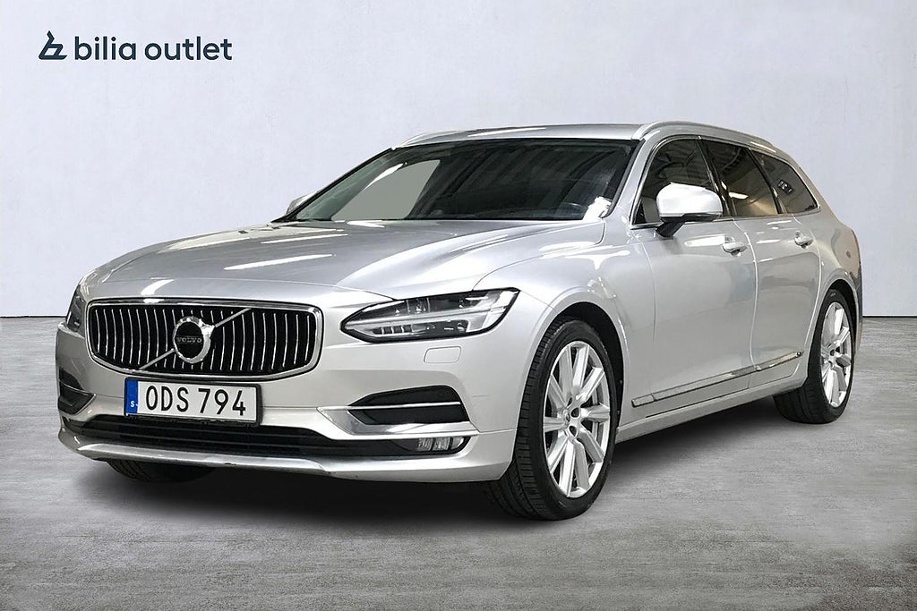 Volvo V90 D5 AWD Inscription 235hk Navi B&W HuD BLIS Drag P-värm