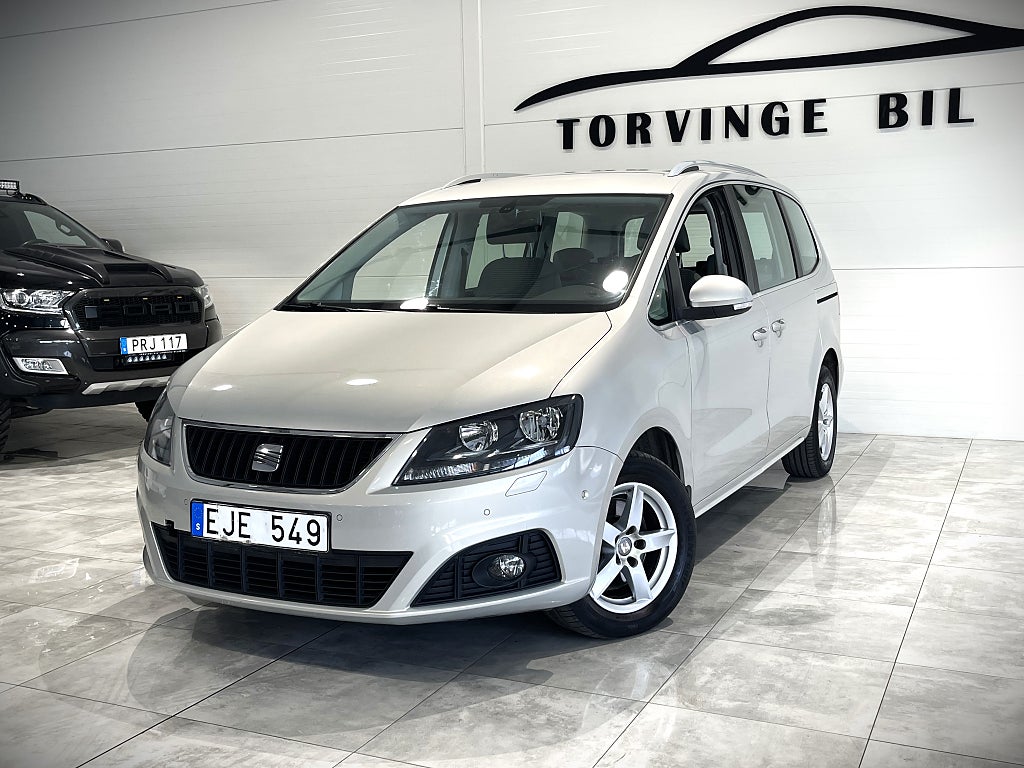 Seat Alhambra 2.0 TDI Ecomotive 7-Sits Drag  Euro 5