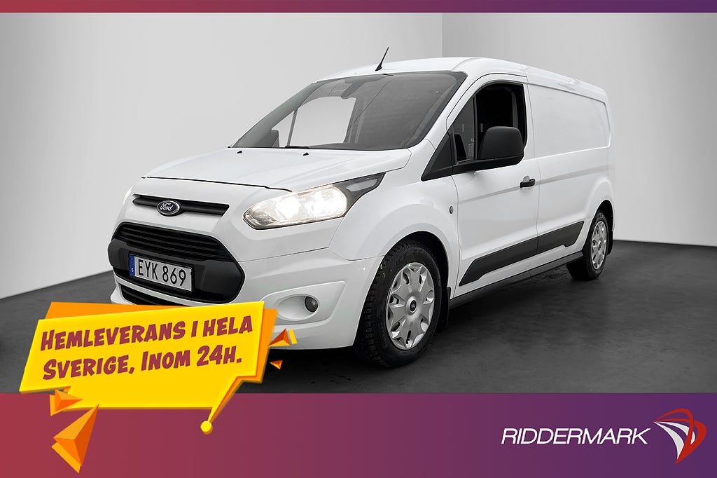 Ford Transit Connect LWB Ny-Kamrem Värmare Drag V-inred Moms