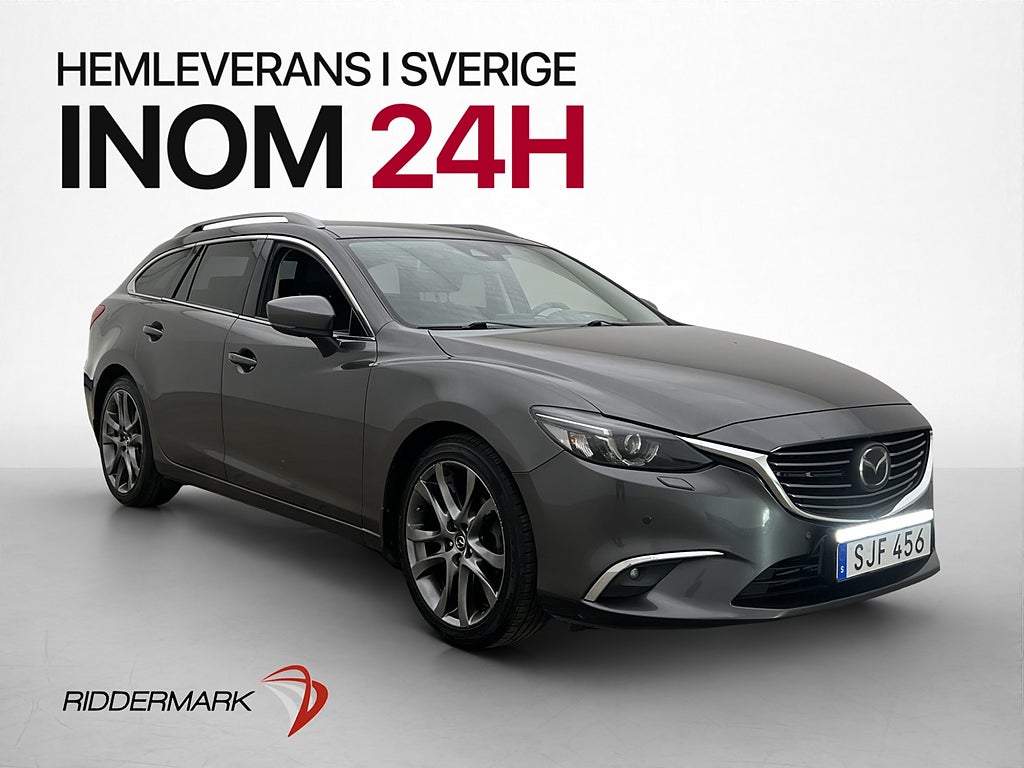 Mazda 6 2.2 175hk AWD OPTIMUM Drag Skinn BOSE Kamera Adaptiv