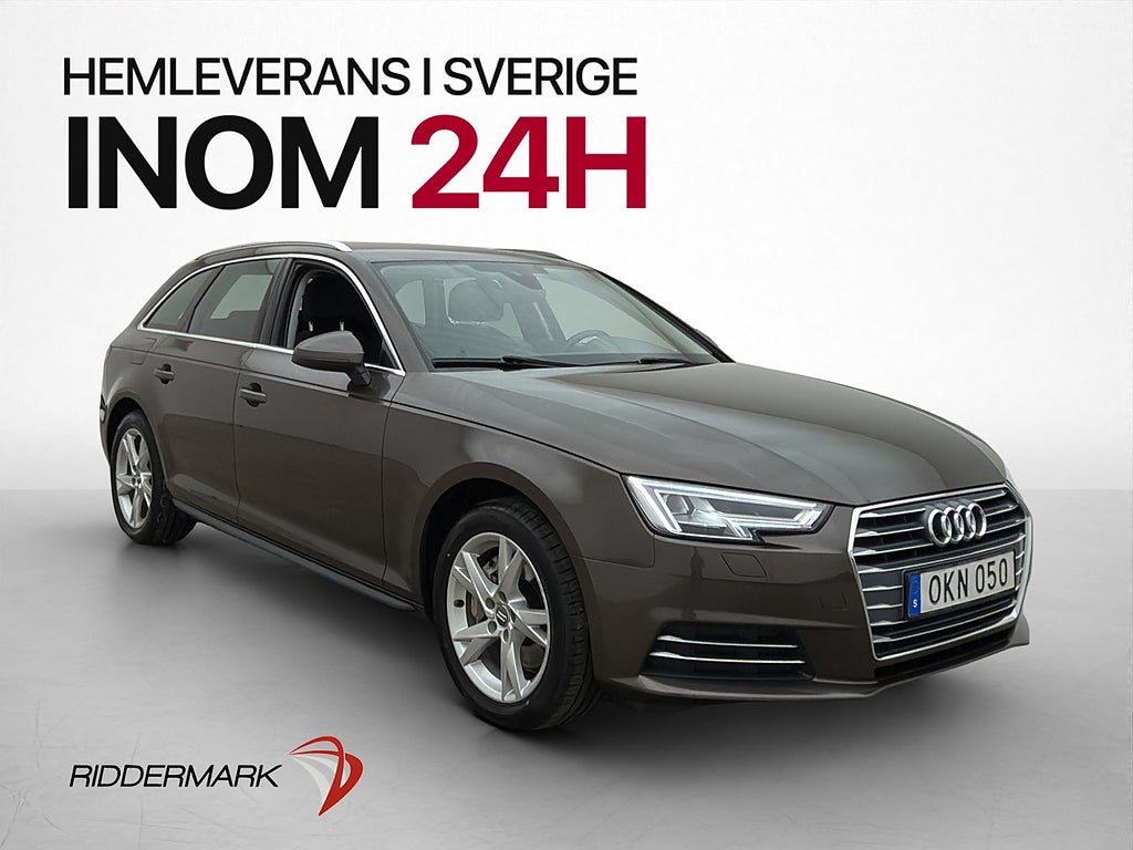 Audi A4 2.0 TDI Q 190hk Proline P-Sensorer Farthållare Drag