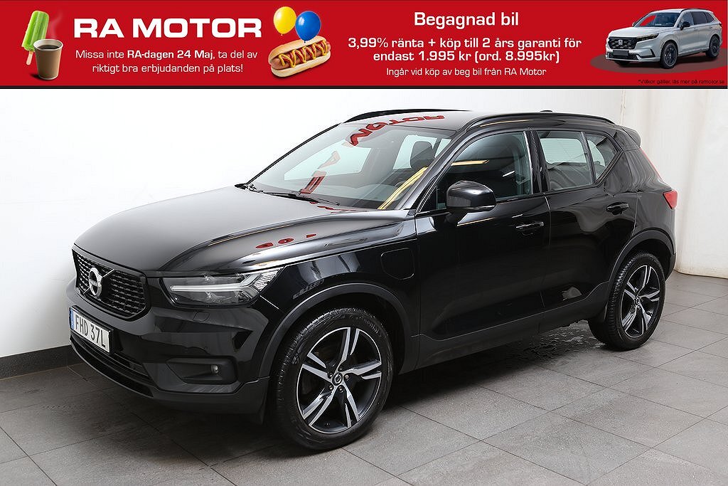 Volvo XC40 Recharge T4 211hk R-Design Aut Skinn Leasbar 2021