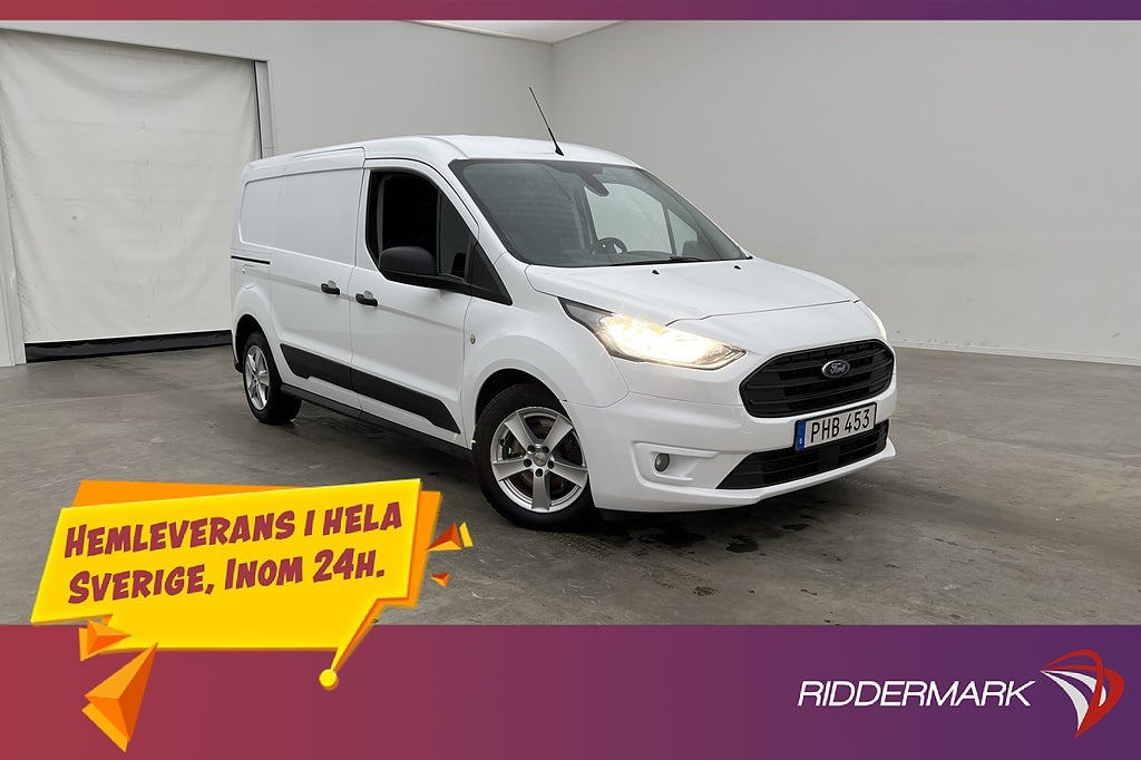 Ford Transit Connect LWB Värmare B-Kamera Drag CARPLAY Moms