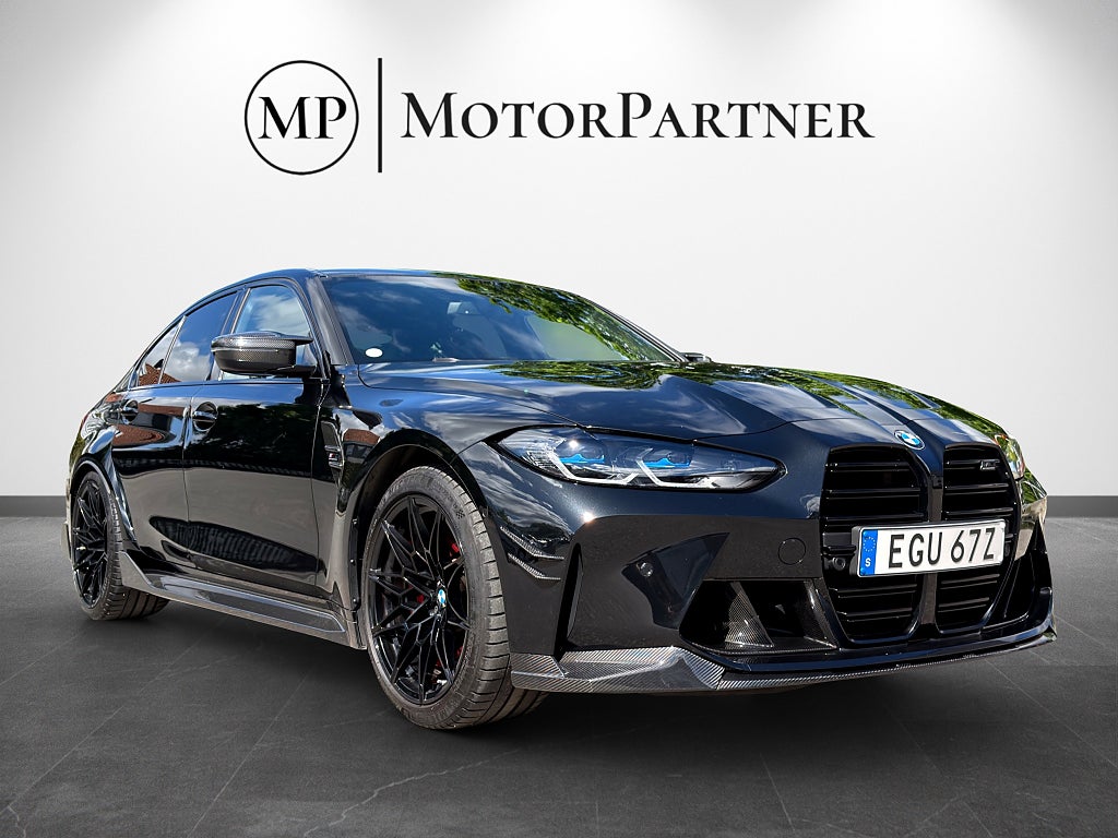 BMW M3 Competition xDrive Kolfiber Laser Skalstolar Milltek 