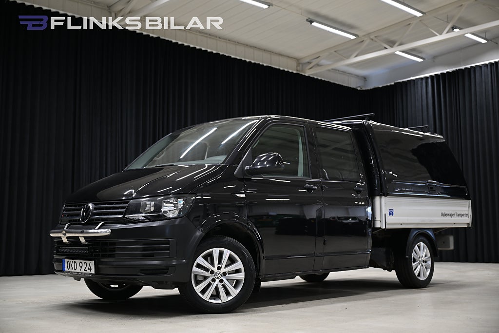 Volkswagen Transporter 4Motion DSG 204HK Dubbelhytt|Kåpa|Drag|Värmare|Leasbar