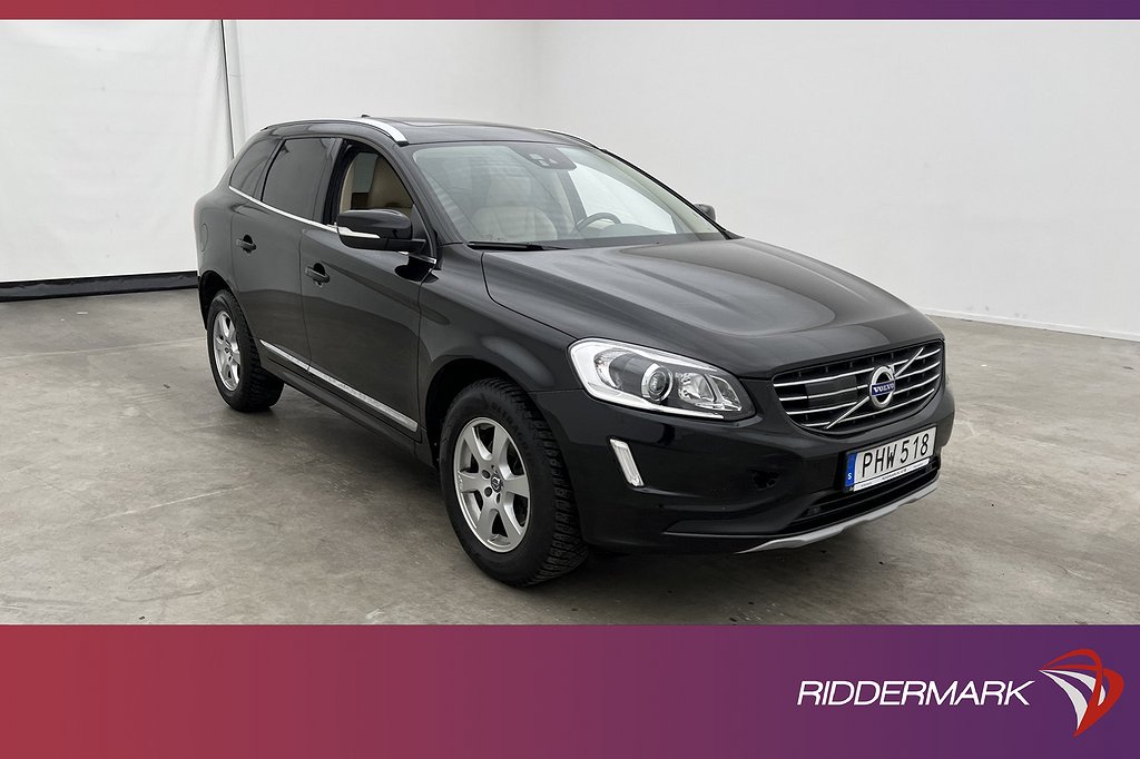 Volvo XC60 D4 AWD 190hk Summum Pano Kamera Skinn Navi BLIS