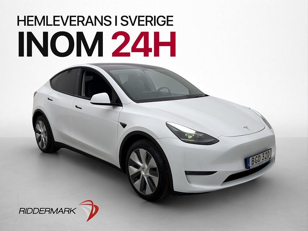 Tesla Model Y Long Range AWD AP Pano Navi En-Brukare MOMS