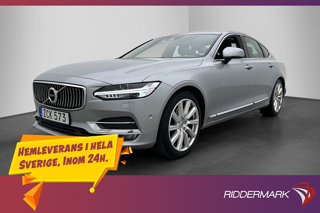 Volvo S90 D4 AWD Inscription Taklucka VOC Värm Kamera Skinn