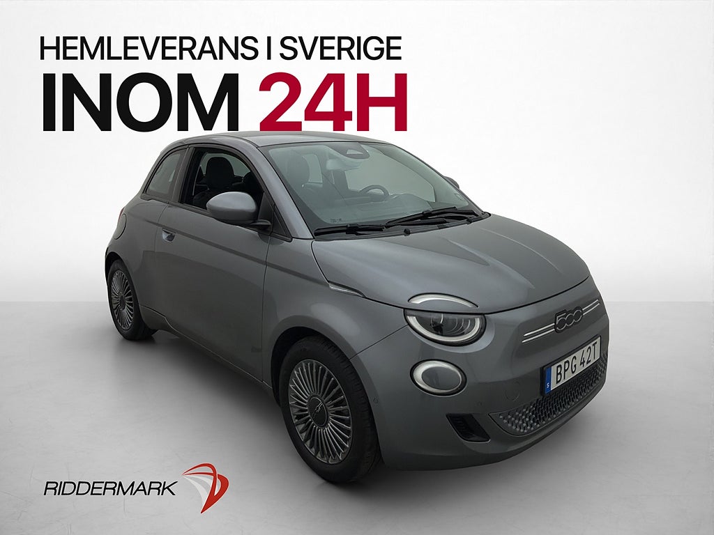 Fiat 500E e 42 kWh 118hk Kamera Navigation CarPlay