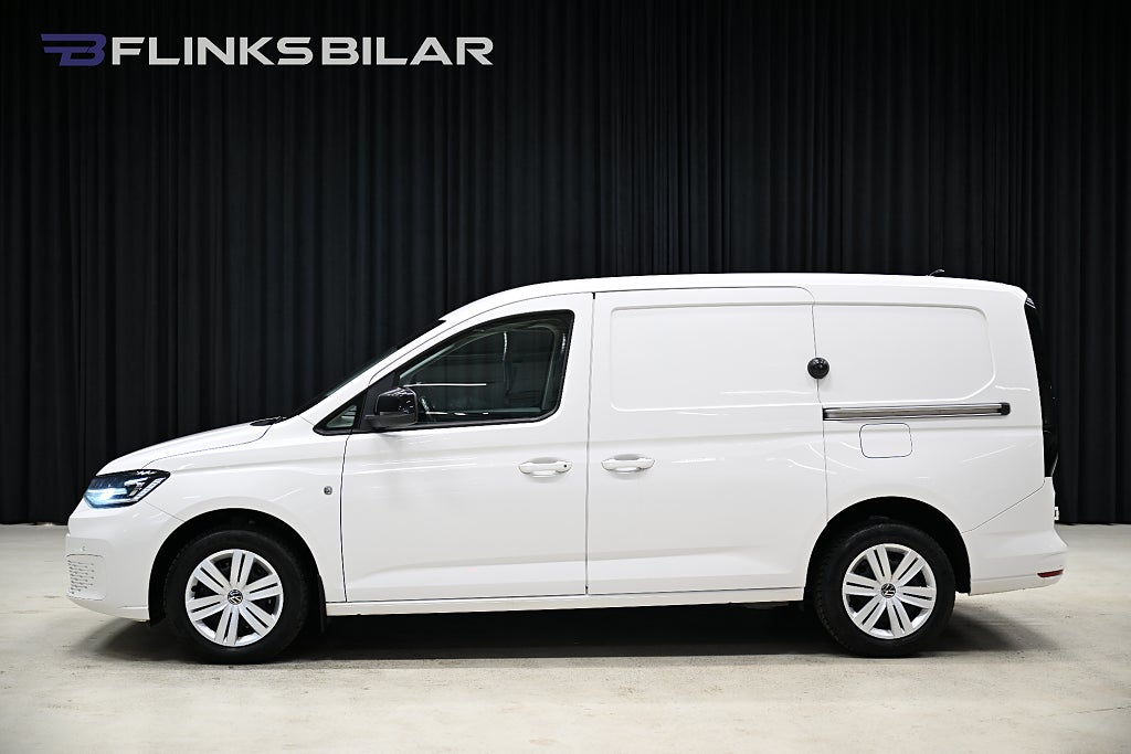 Volkswagen Caddy Maxi DSG 122HK Nedlackad|LED|Dubbeldörr|Inredd|Moms|SeUtr!!