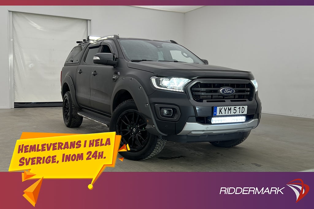 Ford ranger Wildtrak 213hk 4x4 Värm Drag Diff CARPLAY Moms
