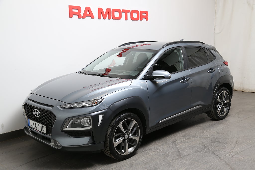 Hyundai Kona 1,6 T-GDI 177hk AWD Premium Aut 1ägare Motorv Drag 2020