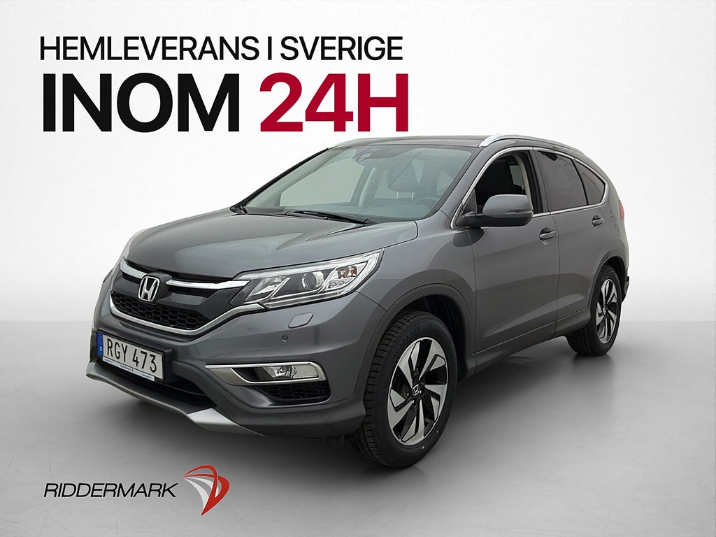 Honda CR-V 1.6 i-DTEC 4WD Executive Pano Kamera Skinn