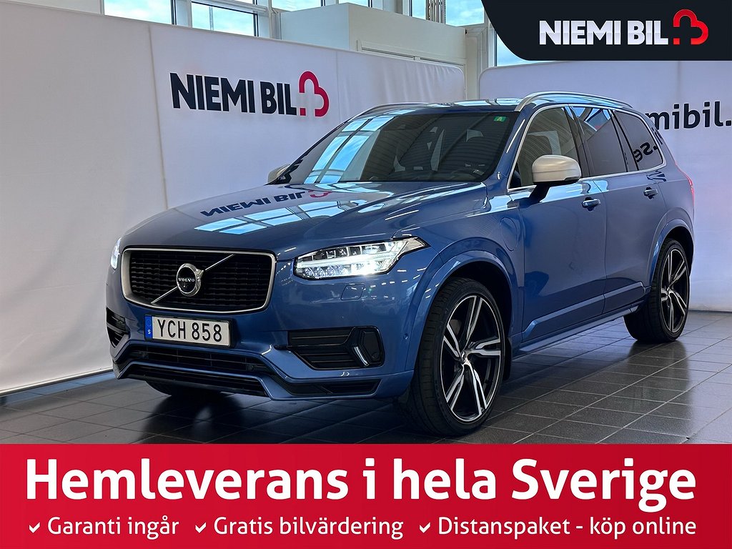 Volvo XC90 T8 TwEn AWD R-Design SoV/B&W/Pano/360/Drag/7-sits