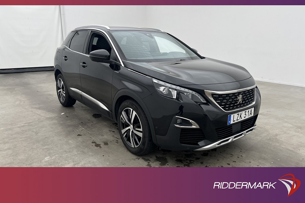 Peugeot 3008 GT-Line Skinn/Tyg P-Sensorer Ambient 0.49l/Mil