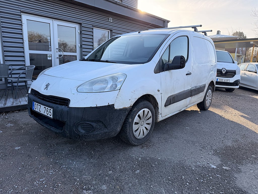Peugeot Partner 1.6 HDi Manuell, 90hk Besiktigad till dec
