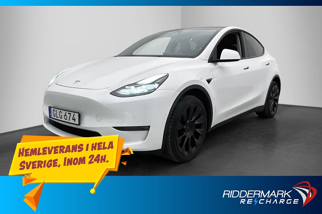 Tesla Model Y Long Range AWD Autopilot Svensksåld MOMS