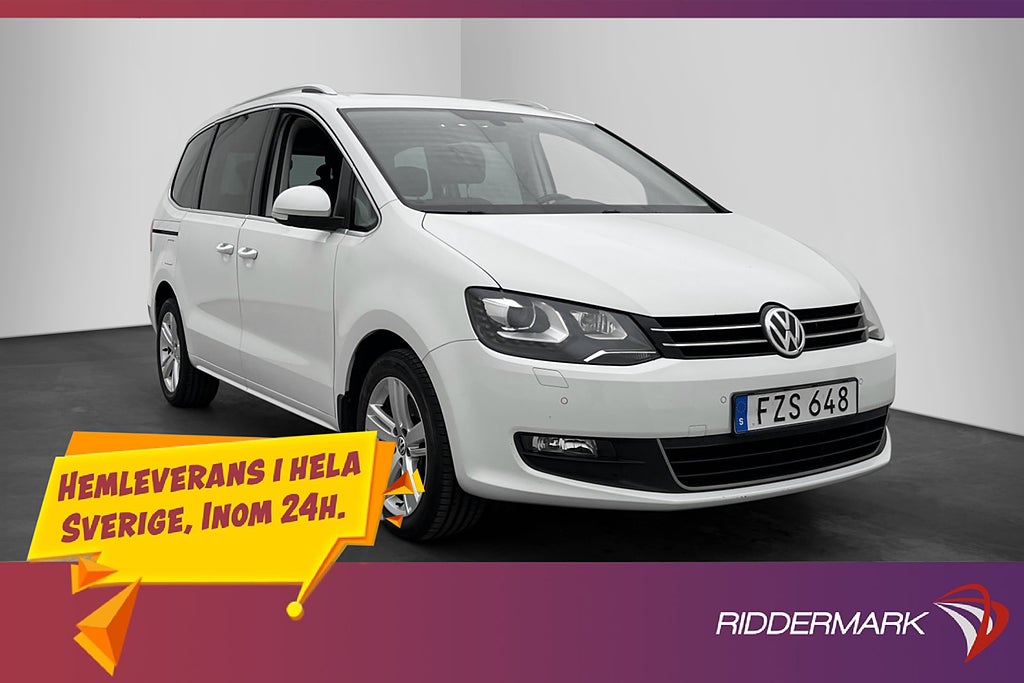 Volkswagen Sharan 2.0 TDI Värmare Panorama Kamera 7 Sits
