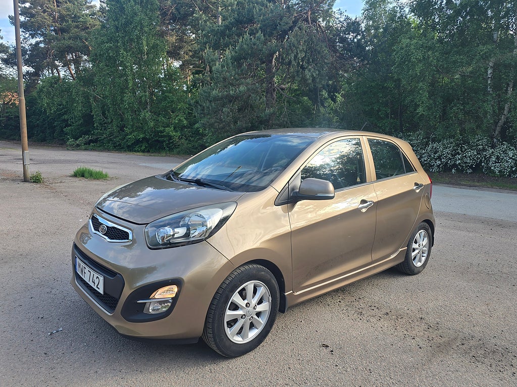 Kia Picanto 5-dörrar/Automat/1.2 CVVT/Euro 5/Ny bes/Ny servad