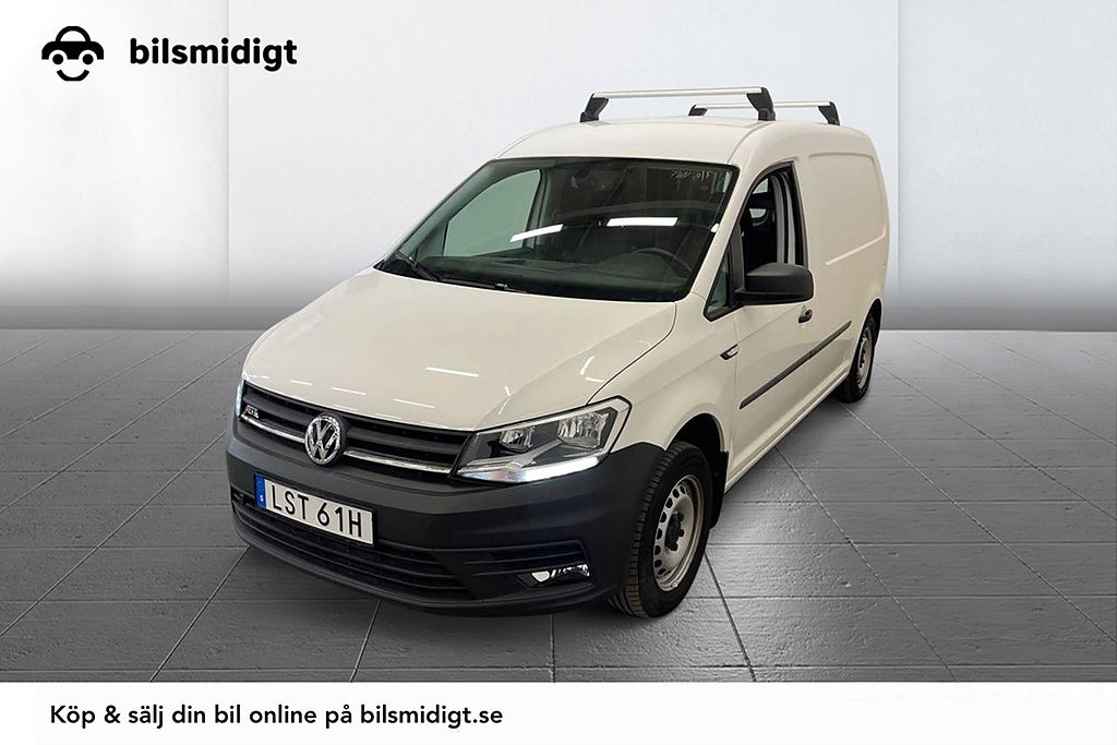 Volkswagen e-caddy-maxi 37.3 kWh Drag Inredd Värmare P-Sens MOMS 113hk