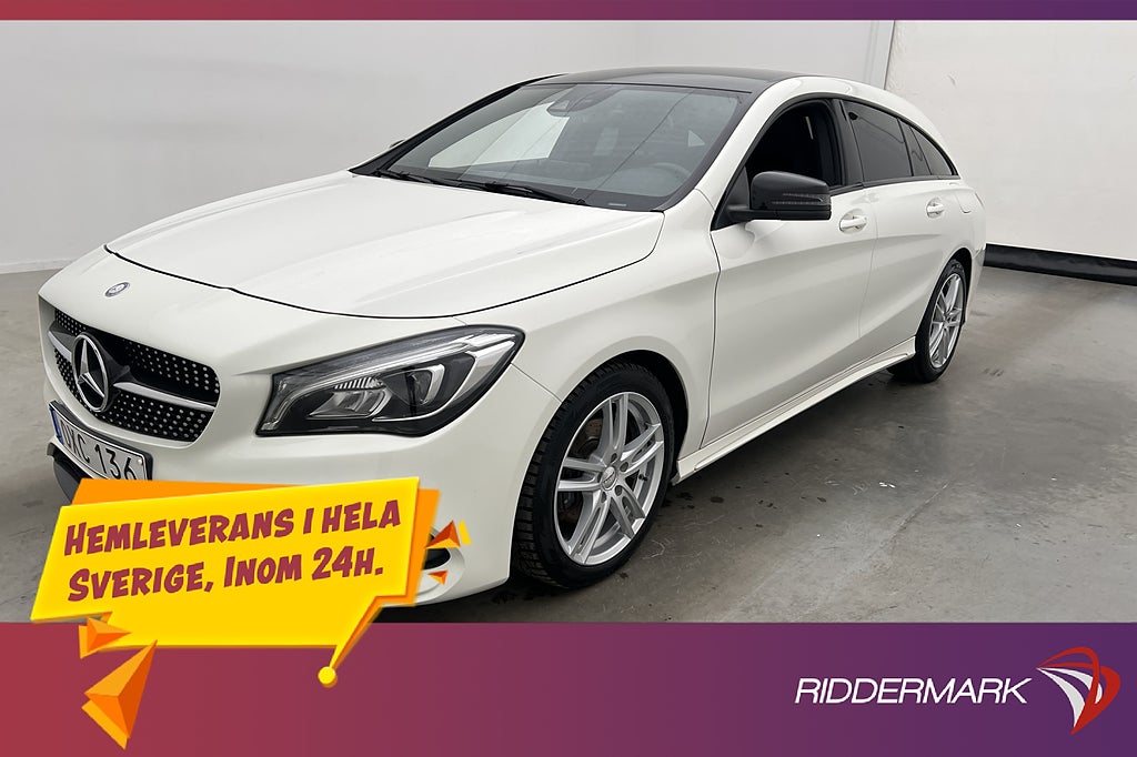 Mercedes-Benz CLA 200 d Shooting Brake AMG Kamera Halvskinn
