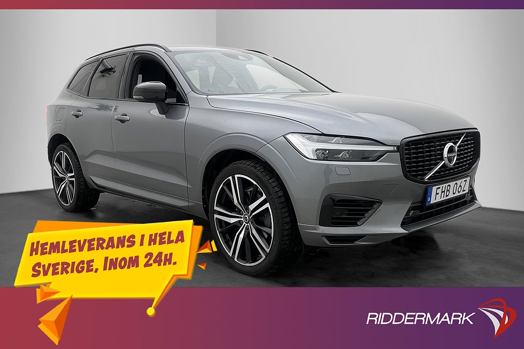 Volvo XC60 T8 AWD Recharge 392hk R-Design H/K Pano Värmare