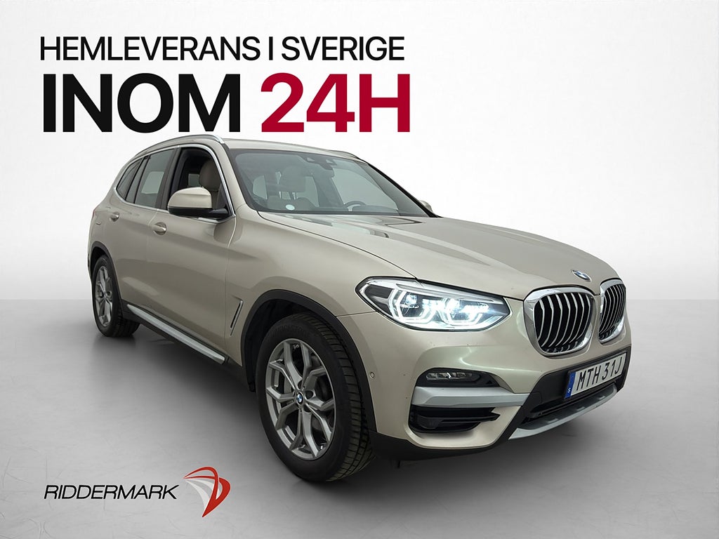 BMW X3 xDrive30e Cockpit Pano B-Kamera Skinn Drag Navi HiFi