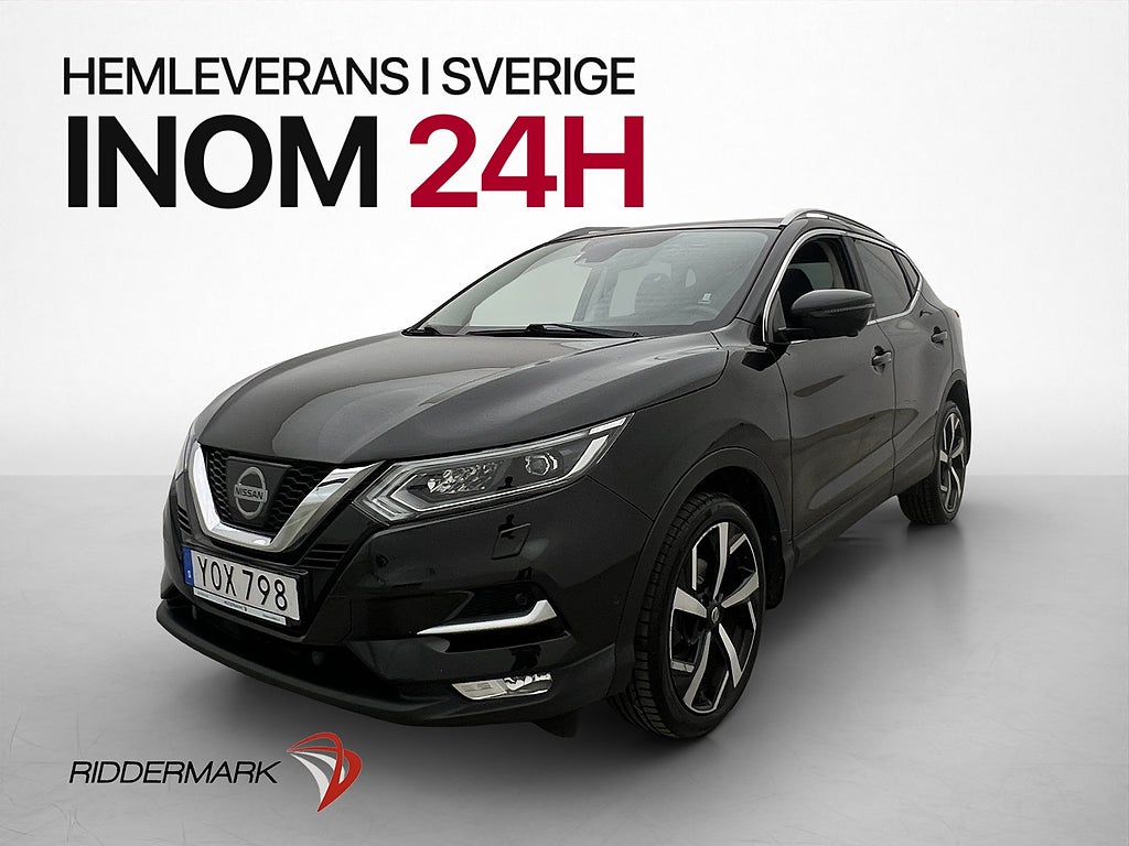 Nissan Qashqai 1.2 DIG-T 115hk Tekna Pano 360° Navi Keyless