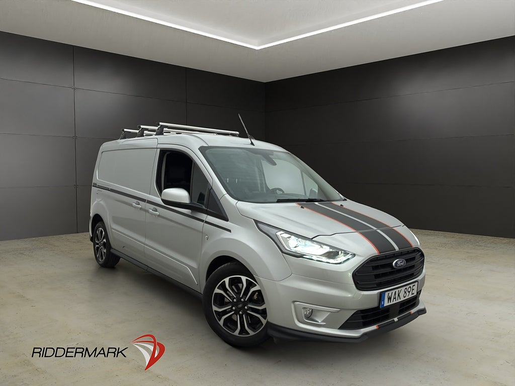 Ford Transit Connect Sport LWB Värm Drag Kamera 2xDörr Moms
