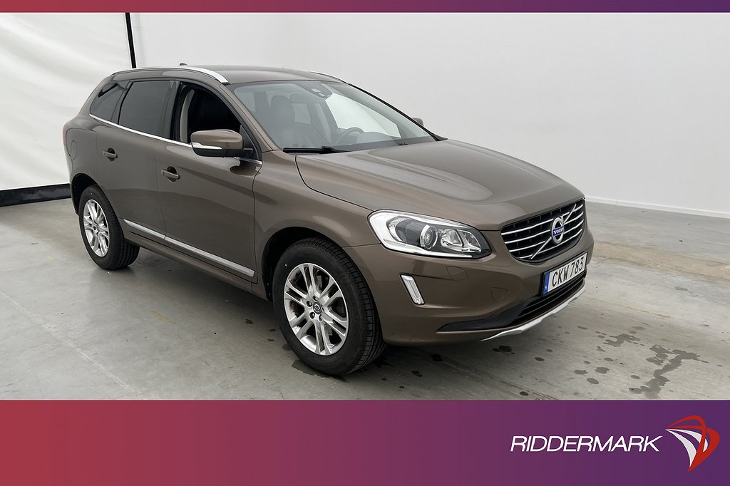 Volvo XC60 D4 AWD Summum VOC Värmare Skinn Sensorer Drag