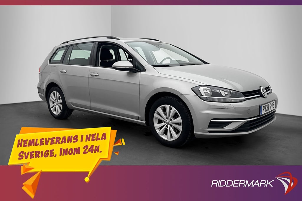 Volkswagen Golf 1.0 TSI 110hk Kamera CarPlay Drag Låg skatt