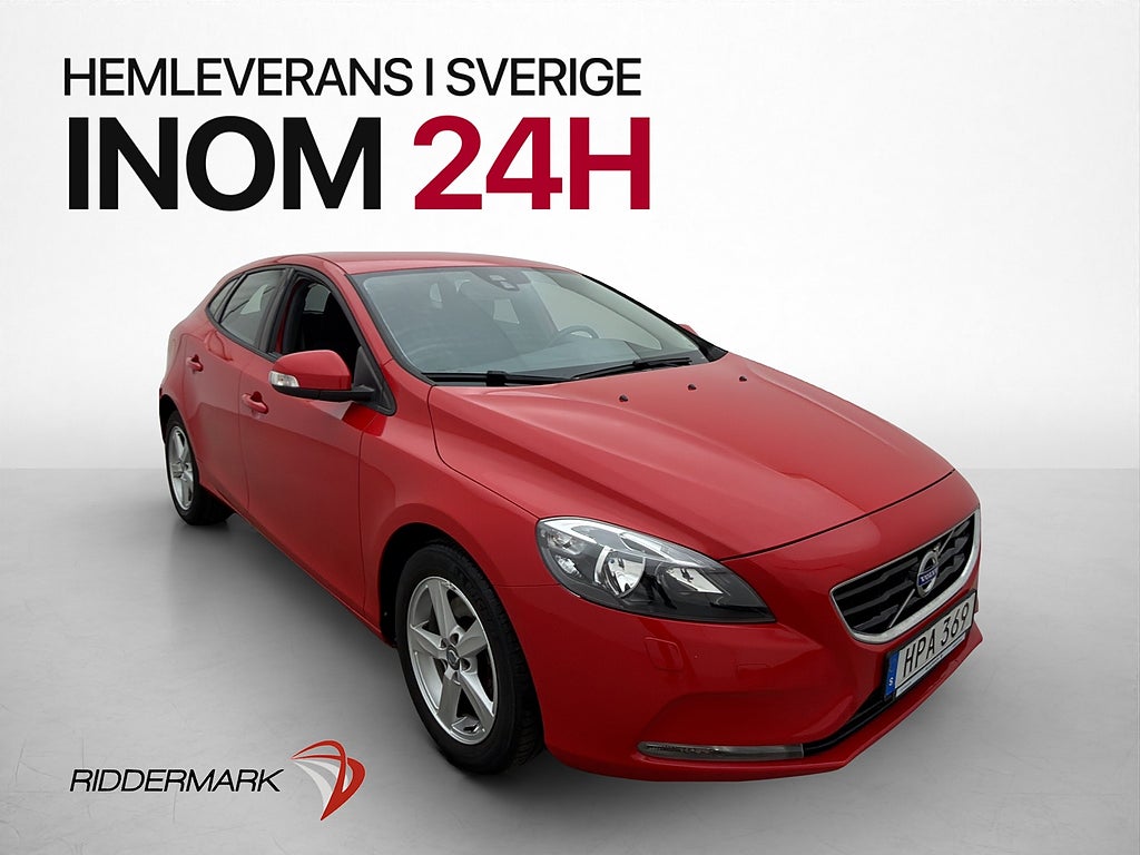Volvo V40 T2 Kinetic P-sensorer AC Farthållare bluetooth