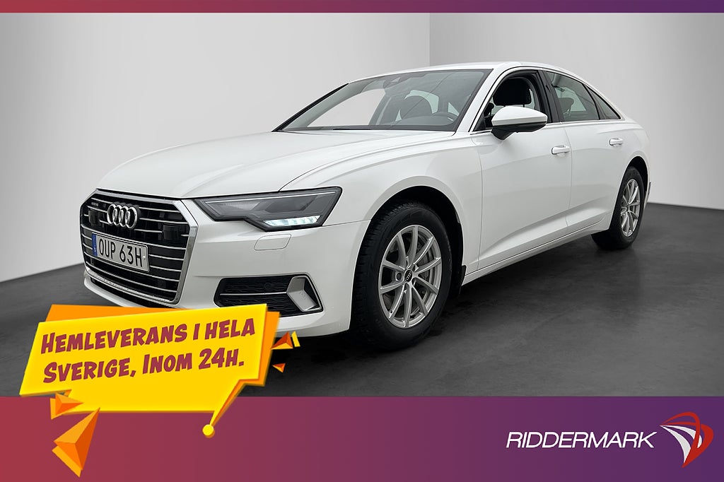 Audi A6 Sedan 45 TFSI Q 2.0 Sensorer Adaptiv-Fart Navi