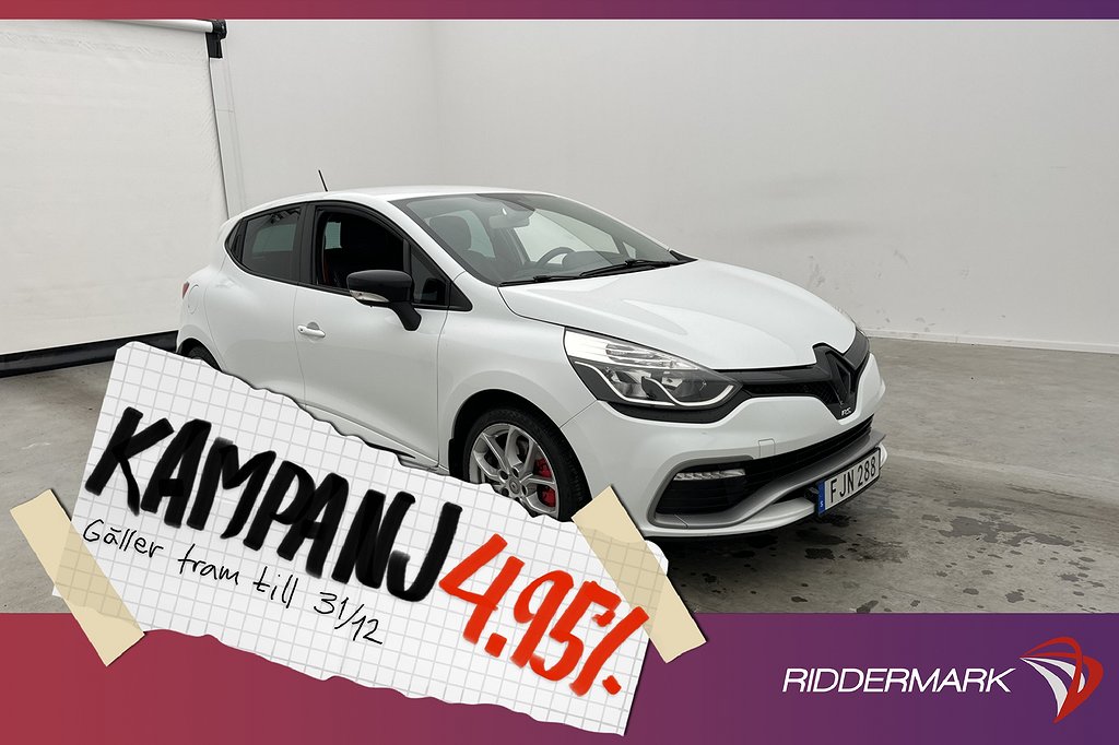 Renault Clio RS 200hk Motorvärmare Sk 4,95% Ränta