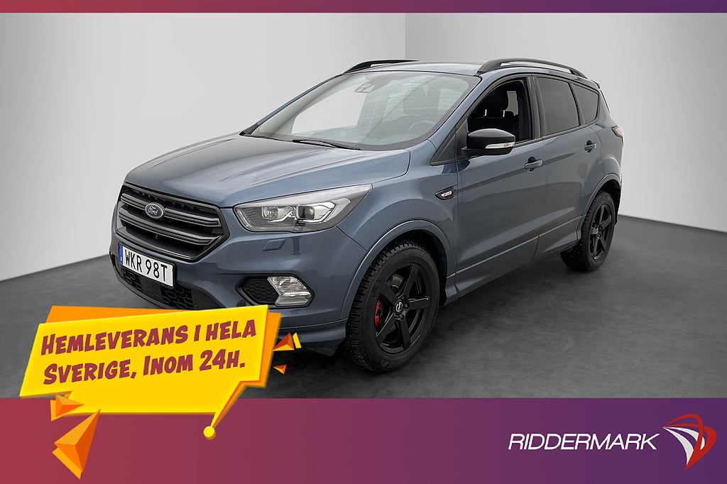 Ford Kuga Flexifuel 150hk ST-Line SONY M&K-Värm Kamera Drag