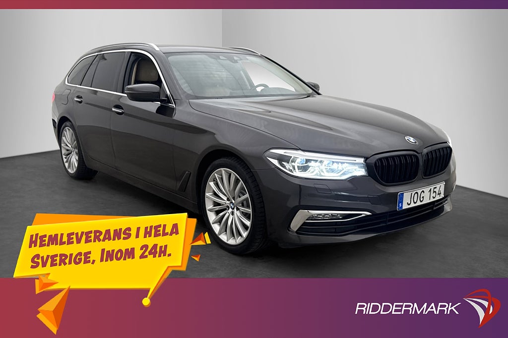 BMW 520 D 190hk Luxury Line D-Värm Navi Kamera Drag