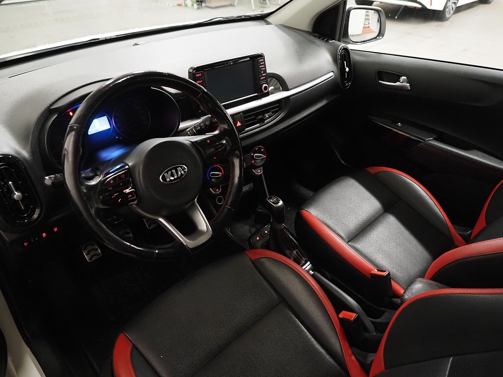 Kia Picanto 1.0 T-GDI 100hk GT-Line Kamera Skinn Rattvärme 2019