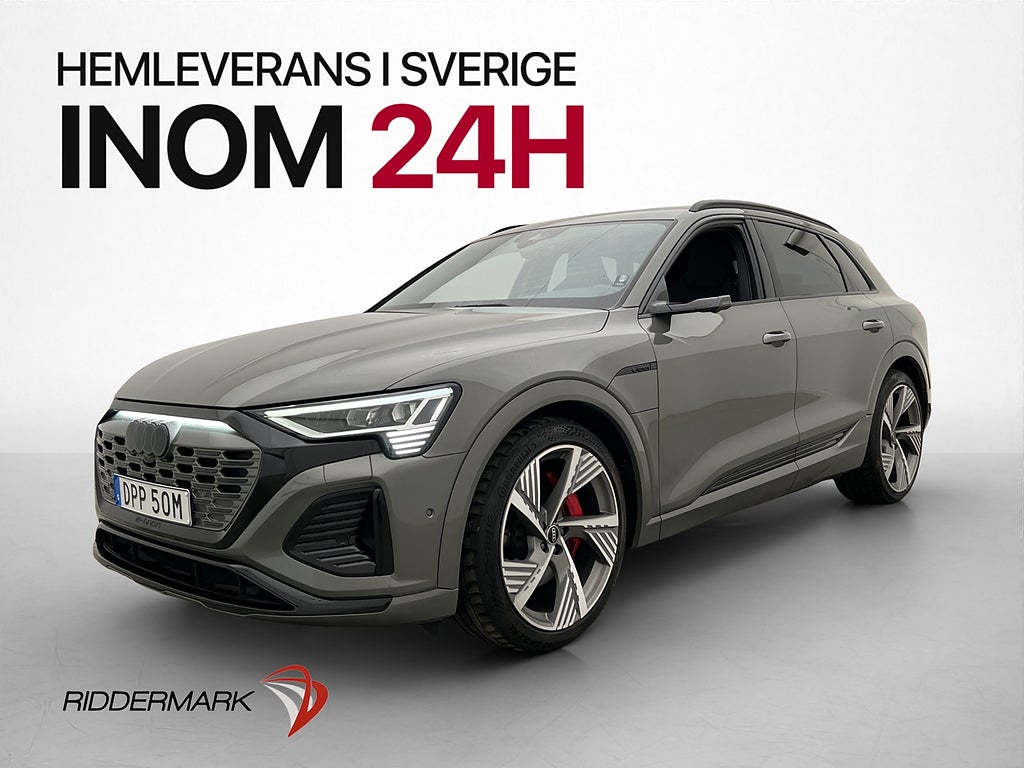Audi Q8 55 e-tron Q Pano B&O 3D Skinn Vitruella-Speglar MOMS